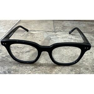 Eyebuydirect ROMY C1 Black Square Full Rim Eyeglasses Frame 49-22-150-42mm G21